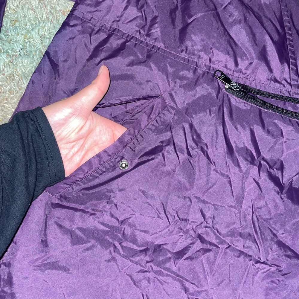 Nice Deep Purple Hipster Gap Windbreaker Jacket A… - image 4